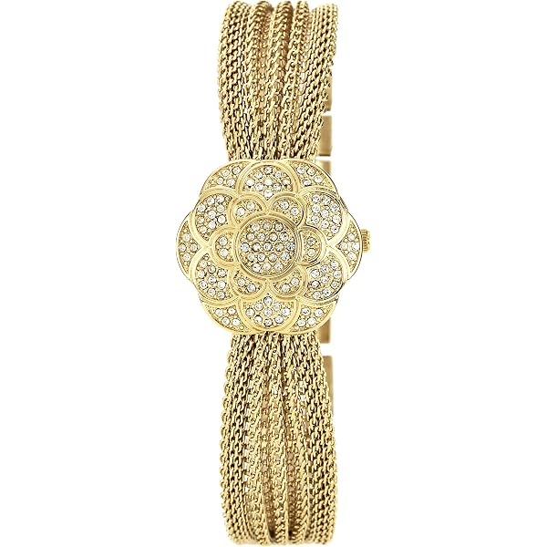Amazon.com: Anne Klein 10-7604CHRM Gold Charm Bracelet with  display picture 3