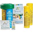 FROG Serene Floating System for Hot Tubs with 2 Replacement Bromine Cartridges - Prefilled Hot Tub Sanitizer - Hot Tub Maintenance System with Sanitizing Minerals & Bromine