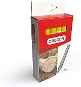 Oregon Multi Surface Marking Crayon Yellow Pack of 12 - 12mm x 120mm Six Sided view 2