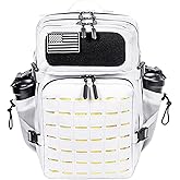 LHI Tactical Military Backpack for Men 25L/45L Large Molle Army Assault Pack 3 Day Hiking Rucksack With Bottle Holder