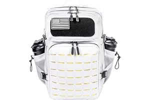 LHI Tactical Military Backpack for Men 25L/45L Large Molle Army Assault Pack 3 Day Hiking Rucksack With Bottle Holder