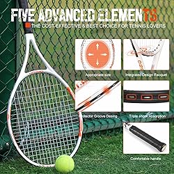 OPPUM 27 inch Adult Tennis Rackets ，Professional