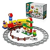 Electric Train Toys with Little People Farm Animals