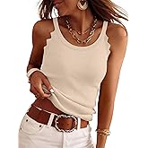 ANRABESS Womens Camisole Tank Tops Sleeveless Cami Sweater Spaghetti Strap Ribbed Shirts 2026 Summer Beach Vacation Clothes