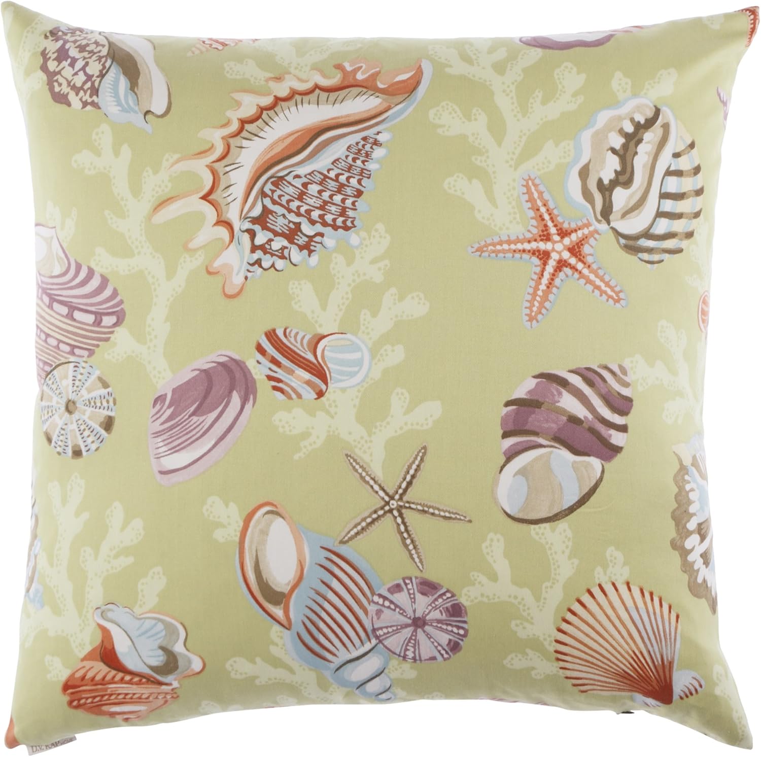 Amazon Com Canaan Company Coral Beach Decorative Throw Pillow