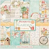 Stamperia Intl Scrapbooking Paper, Multi-Colored 10 Pack