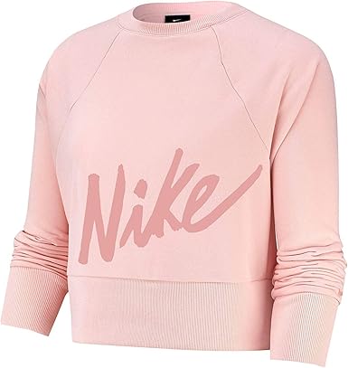 nike women's pink sweatshirt