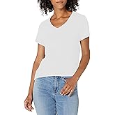Hanes Womens Hanes Women's Short Sleeve Flowy V-Neck T-shirtT-Shirt