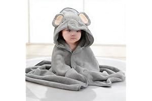 Hooded Baby Towels, Premium Soft Bath Towel for Babies, Newborn, Infant and Toddler, Ultra Absorbent, Natural Baby Stuff Towe