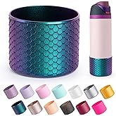 Diumepo Silicone Boot for Owala Water Bottle 24 oz, Anti-Slip Protective Sleeve for Owala Twist,FreeSip and Flip Stainless Steel Water Bottle,BPA Free (Navy)