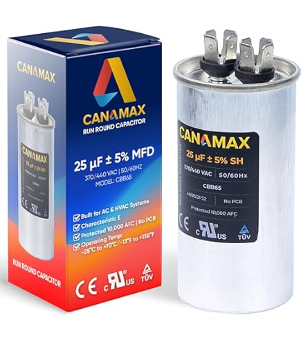 GE Genteq Capacitor Oval Run 6 uf MFD 370 Volt VAC Z97F5706