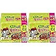 Samyang Jjajang Buldak Fire Fried Chicken Spicy Noodle Ramen 140g (Pack of 10)