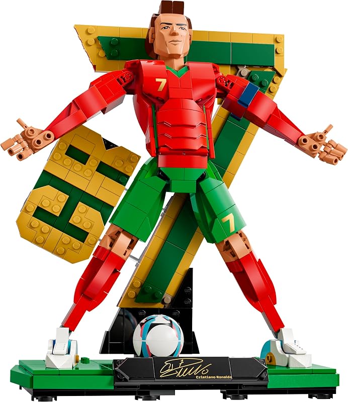 Editions Cristiano Ronaldo – Fußballlegende Spielzeug - 3D Figuren Modellbau - DIY Kinderzimmer Deko - Geschenk für Jungen, Mädchen ab 12 Jahren und Erwachsene Sportfans - 43016 — Foto 2 von 8