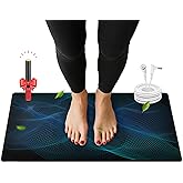 Grounding Mat for Desk, Grounded Mats for Sleep, Pain Relief, Stress Relief, Earth Connected Therapy. Grounding Pads with 15ft Cord, Indoor Grounded for Full Body Balance & Wellness Support(26.5x10in)