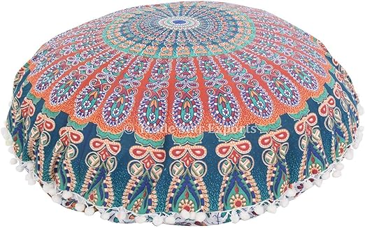 Amazon Com Trade Star Exports Large 32 Round Pillow Cover