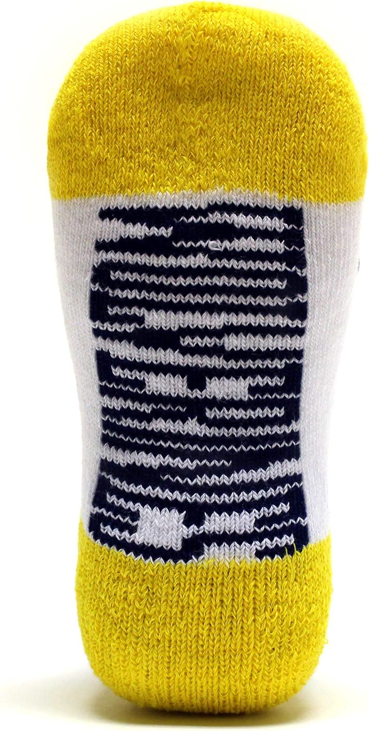NCAA Michigan Wolverines Unisex Michigan Baby Qtr Sockmichigan Baby Qtr Sock, Blue, BAX 12-24 Months: Clothing