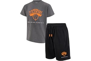 Ultra Game NBA boys Nba Official Super Soft Game Time T-shirt & Shorts Set