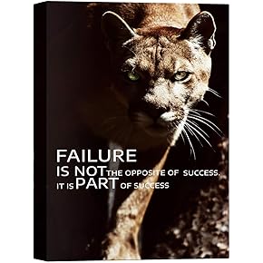 SIGNWIN Canvas Wall Art Failure is Not The...