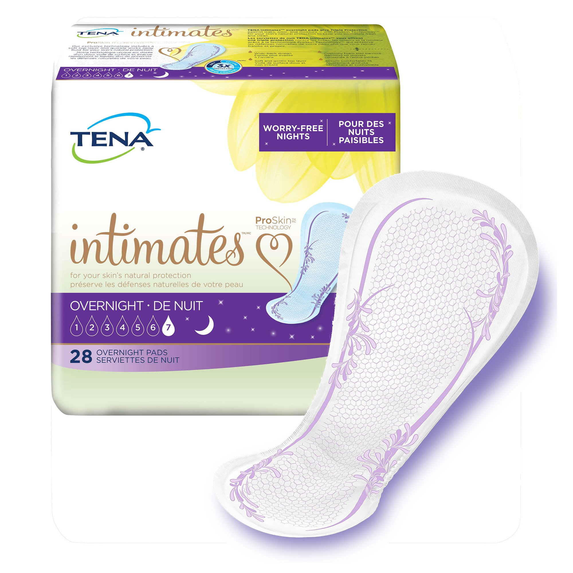 TENA Incontinence Pads for Women, Overnight, 28 Count (Pack of 3) eBay