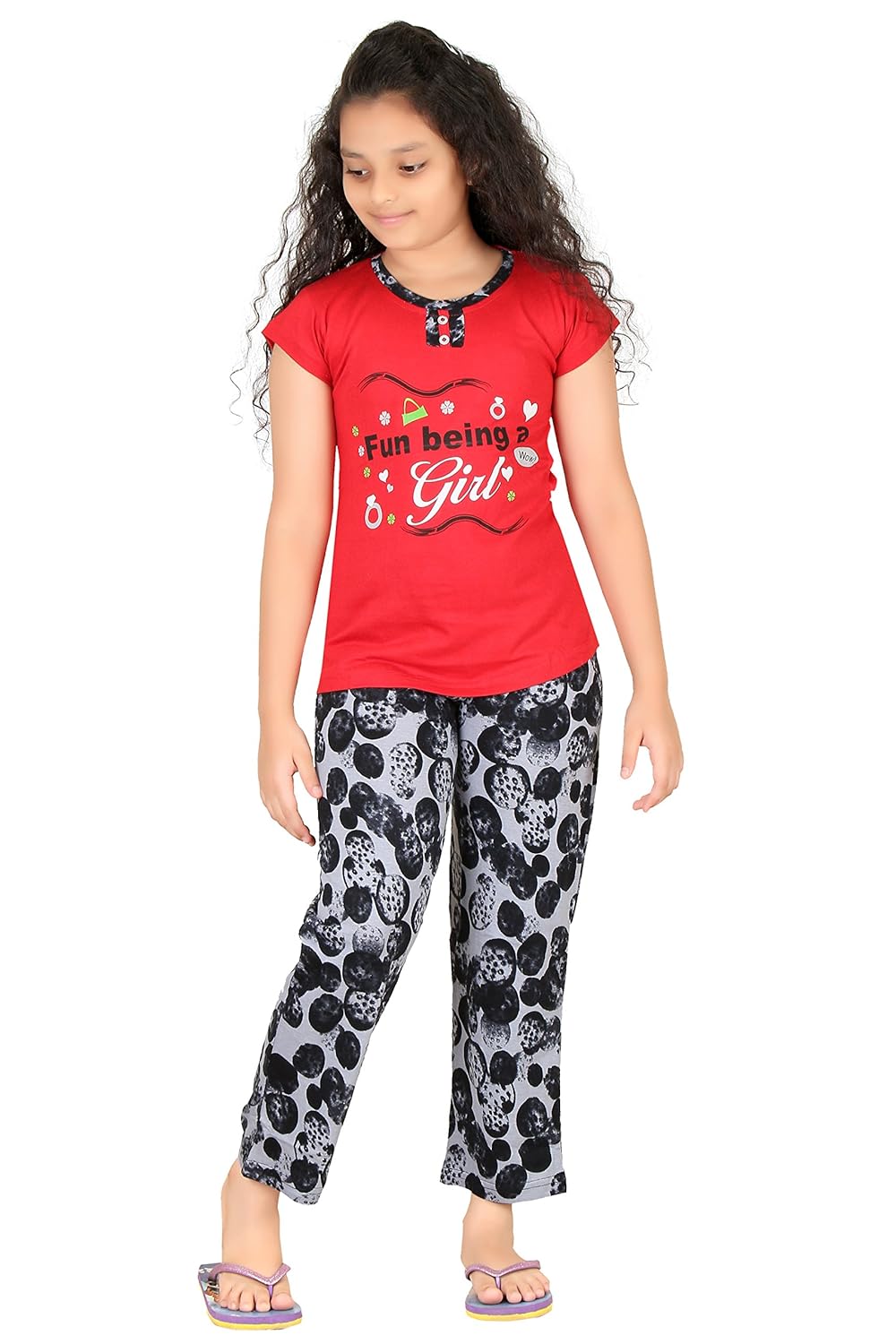 night dress cotton pant and top