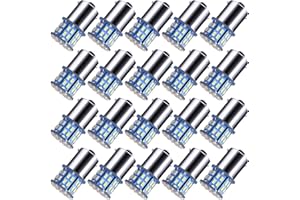 ACOHUIKE 1156 1141 1003 7506 BA15S LED Bulbs Super Bright 3014 50-SMD LED Replacement for 12 Volt RV Camper Trailer Boat Trunk Interior Lights (Cool White, 20)