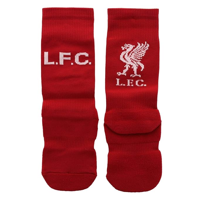 Liverpool FC Red Boys Twin Pack Home Socks LFC Official Amazon.co.uk