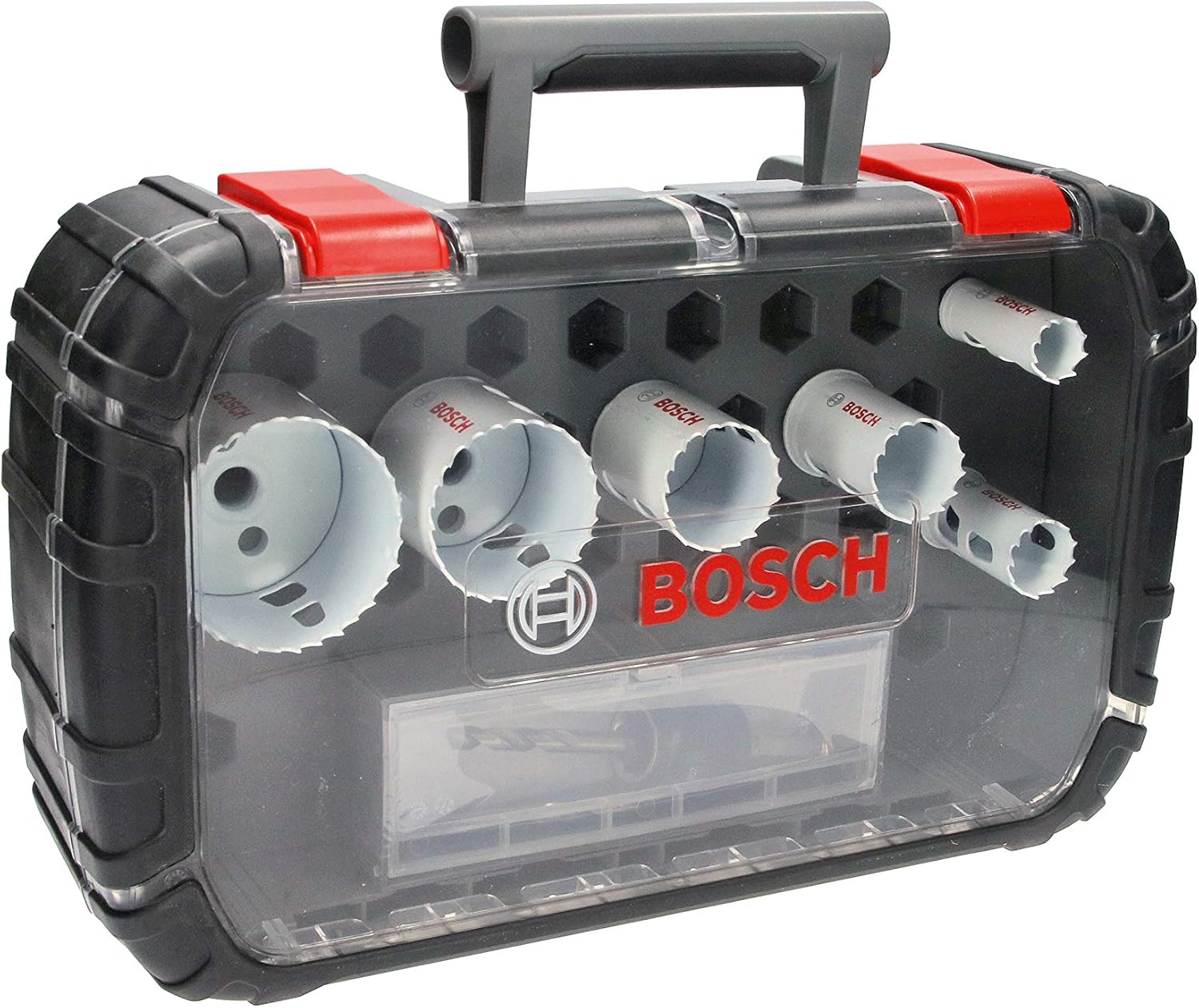 Bosch Professional 9 pcs. Hole Saw Progressor for Wood & Metal Set (for Plumbers diameter 20-64 mm, Accessory Drill) - Image 3