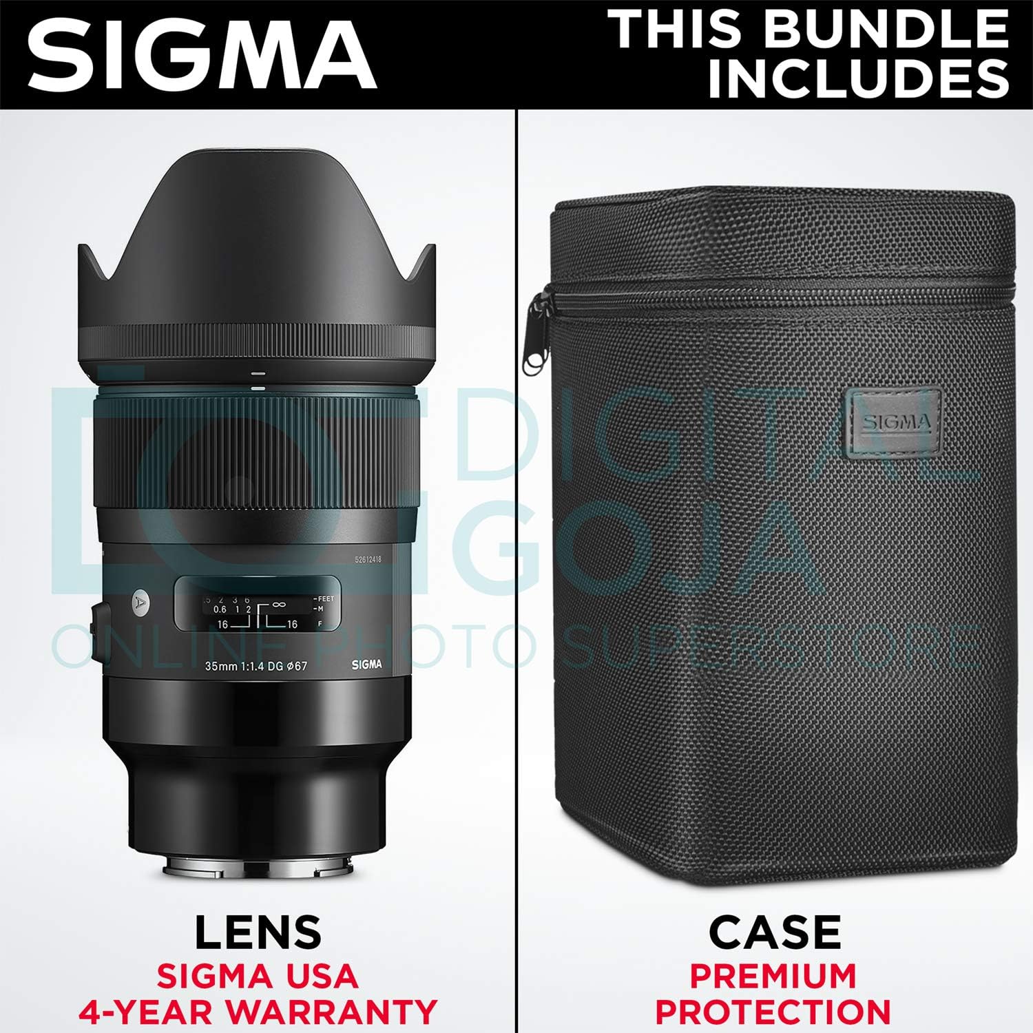 Amazon Com Sigma 35mm F 1 4 Dg Hsm Art Lens For Sony E Mount Cameras With Altura Photo Advanced Accessory And Travel Bundle Camera Photo