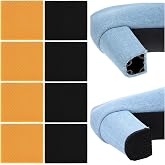 8Pcs High Heels Patch Shoe Repair Rubber Heel Replacement Rubber Sole Protectors Square Sole Repair Tips Anti-Slip Heel Caps Savers for Womens, 5/32 Inch (4mm) Thick