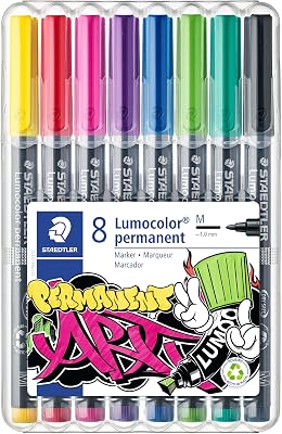 Lumocolor 317 ART Set permanente – 8 colori, 1,0 mm