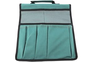Atyhao Garden Pouch,Foldable Portable Garden Kneeler Bench Kneeling Bag Gardening Tools Storage Stool Multiple Storage Pouch