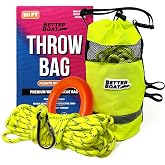 Water Throw Bag for Rescue Rope, Water Rescue Equipment with Line Bag | Ideal for Kayak, Larger Boats, and Emergency Use