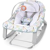 Ingenuity Keep Cozy 3-in-1 Grow with Me Vibrating Baby Bouncer Seat &amp; Infant to Toddler Rocker, 0-30 Months Up to 40 lbs (Madi)