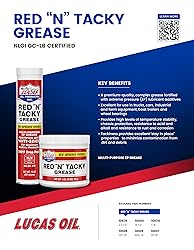 Lucas Oil 10574 Red "N" Tacky Grease - 1 Pound