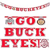 Ohio State-Go Buckeyes Banner! 8 ft. long banner, featuring Brutus, is great for Tailgating, Dorm Rooms, Birthday Parties, Graduation. Show your Ohio State spirit. by Havercamp