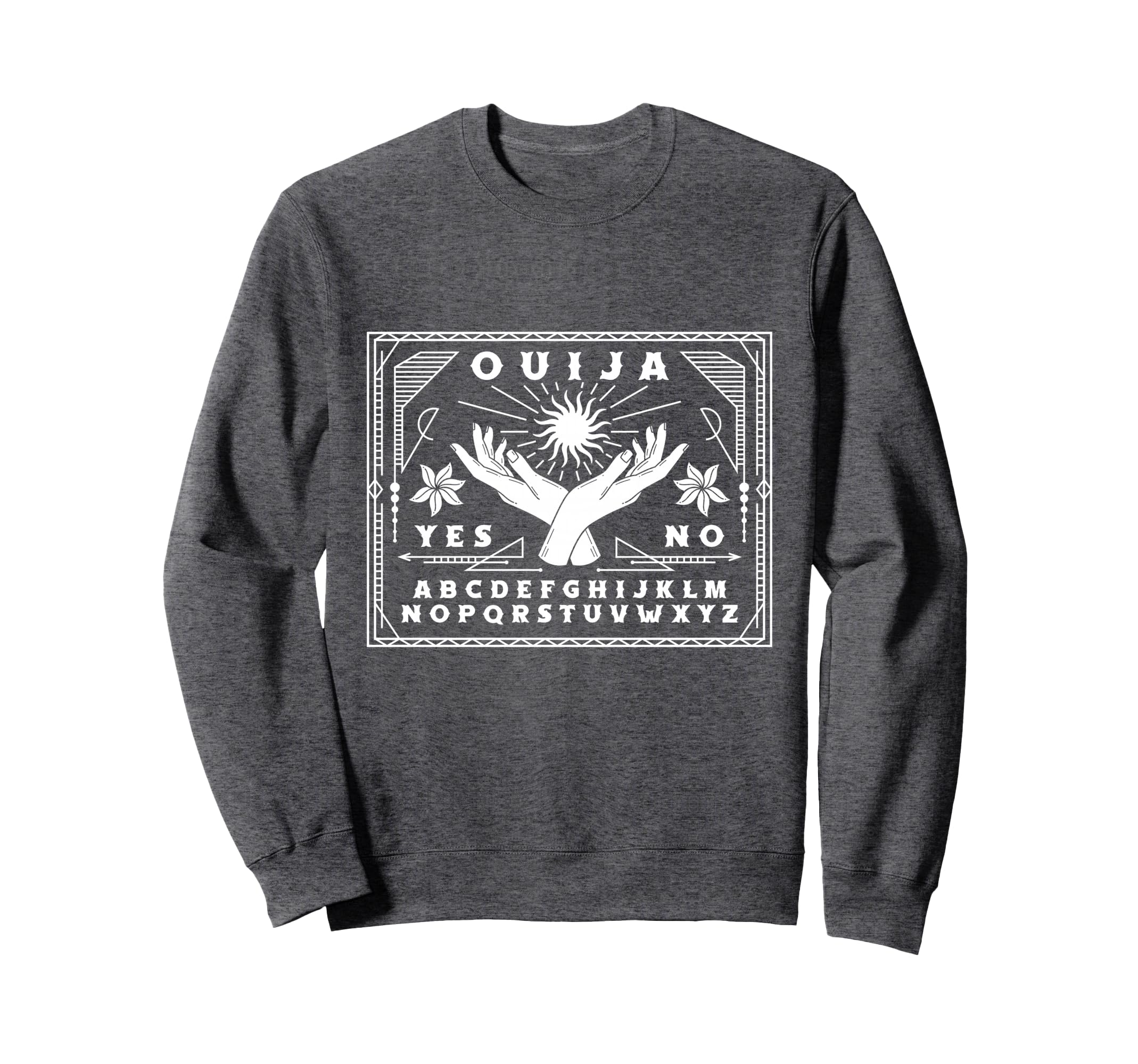 Ouija Board Creepy Horror Game Playing Halloween Art Sweatshirt โ image 1