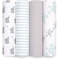 Amazon.com: aden + anais Essentials Muslin Swaddle Blankets for ...