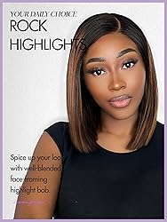 LUVME HAIR Bob Wig 100% Human Hair Wigs Glueless