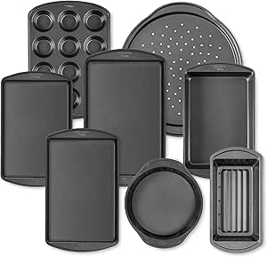Wilton 2104-3678 Perfect Results Non-Stick Deluxe Baking Set, 9-Piece