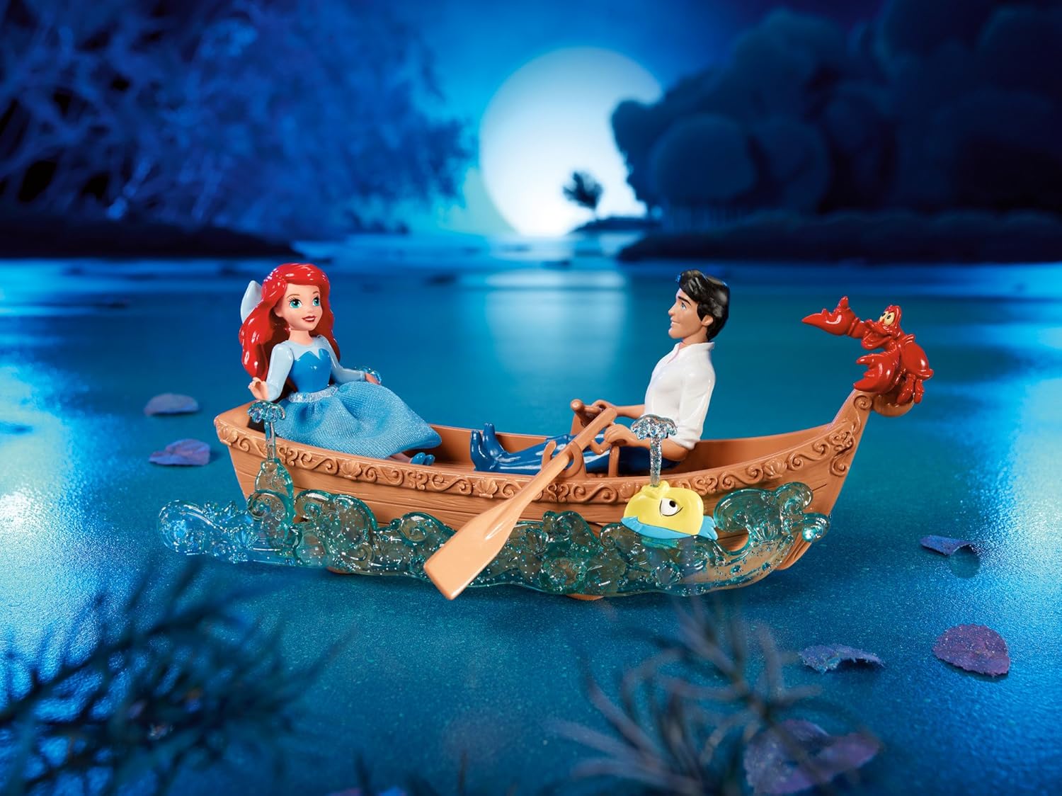 ariel and eric boat ride toy