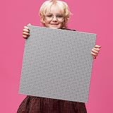 LEGO 11024 Classic Grey Baseplate 48x48 Stud Building Board view 10