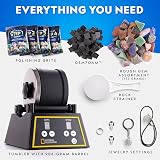 Blue Marble National Geographic Professional Rock Tumbler Kit 9 Gemstones view 4