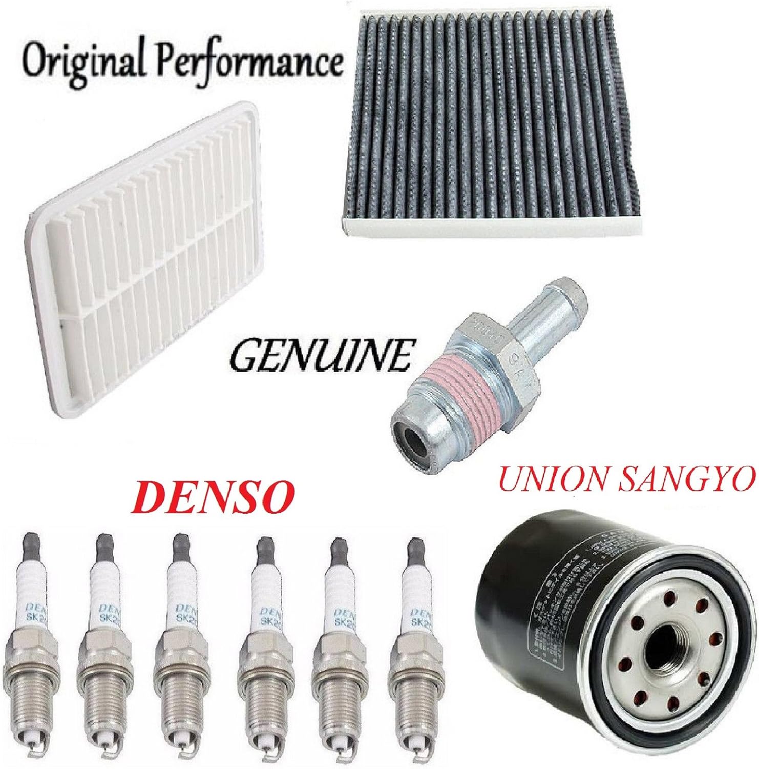 Amazon Com Tune Up Kit Spark Plugs Filters And Pcv Valve For Lexus Es300 2001 2003 Automotive
