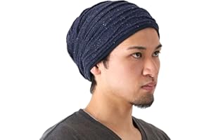 CHARM Organic Cotton Winter Beanie - Mens Slouchy Oversized Womens Chemo Cap