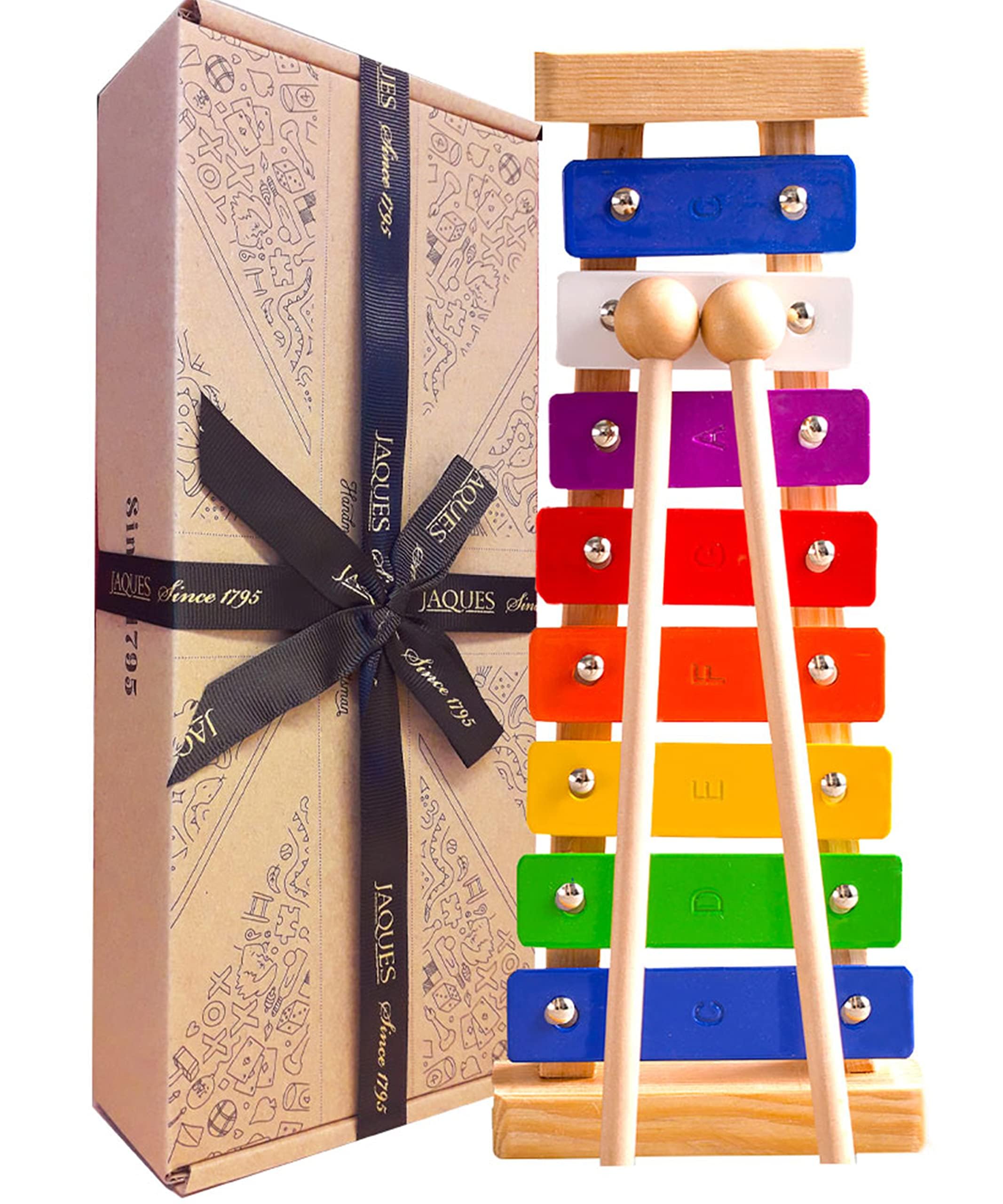 Superior Sound Wooden Xylophone for Kids | Musical Instrument with Song Sheets | Educational & Fun Music Toy | Jaques of London Since 1795