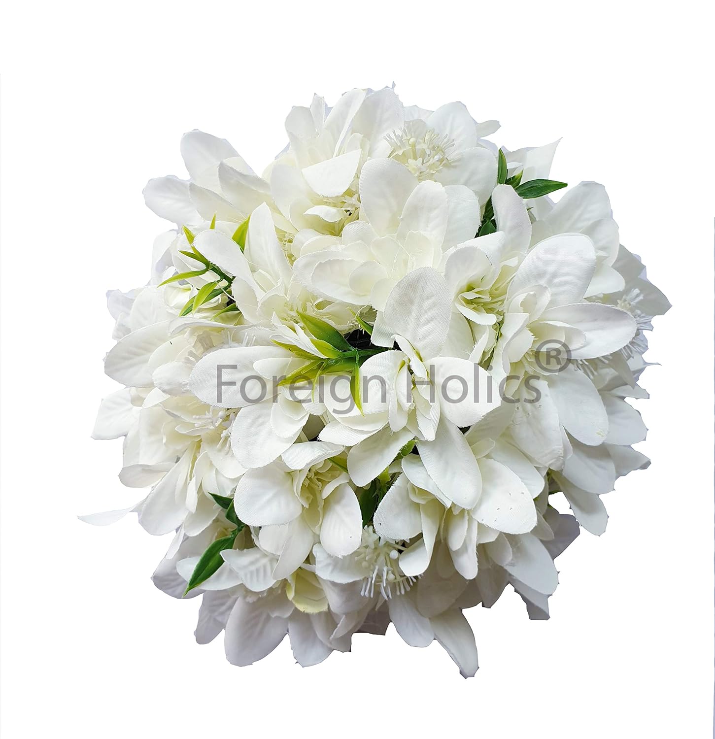 Buy Foreign Holics White Flowers Leafs Style Big Flower Bun Hair