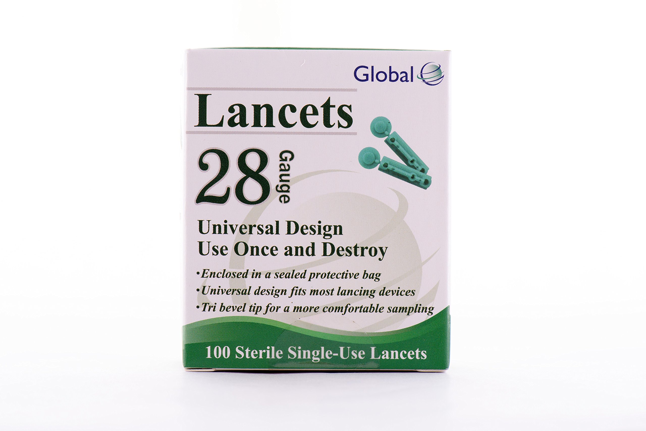 EZ Smart Blood Glucose Lancets Sterile Lancets, 100count Packages