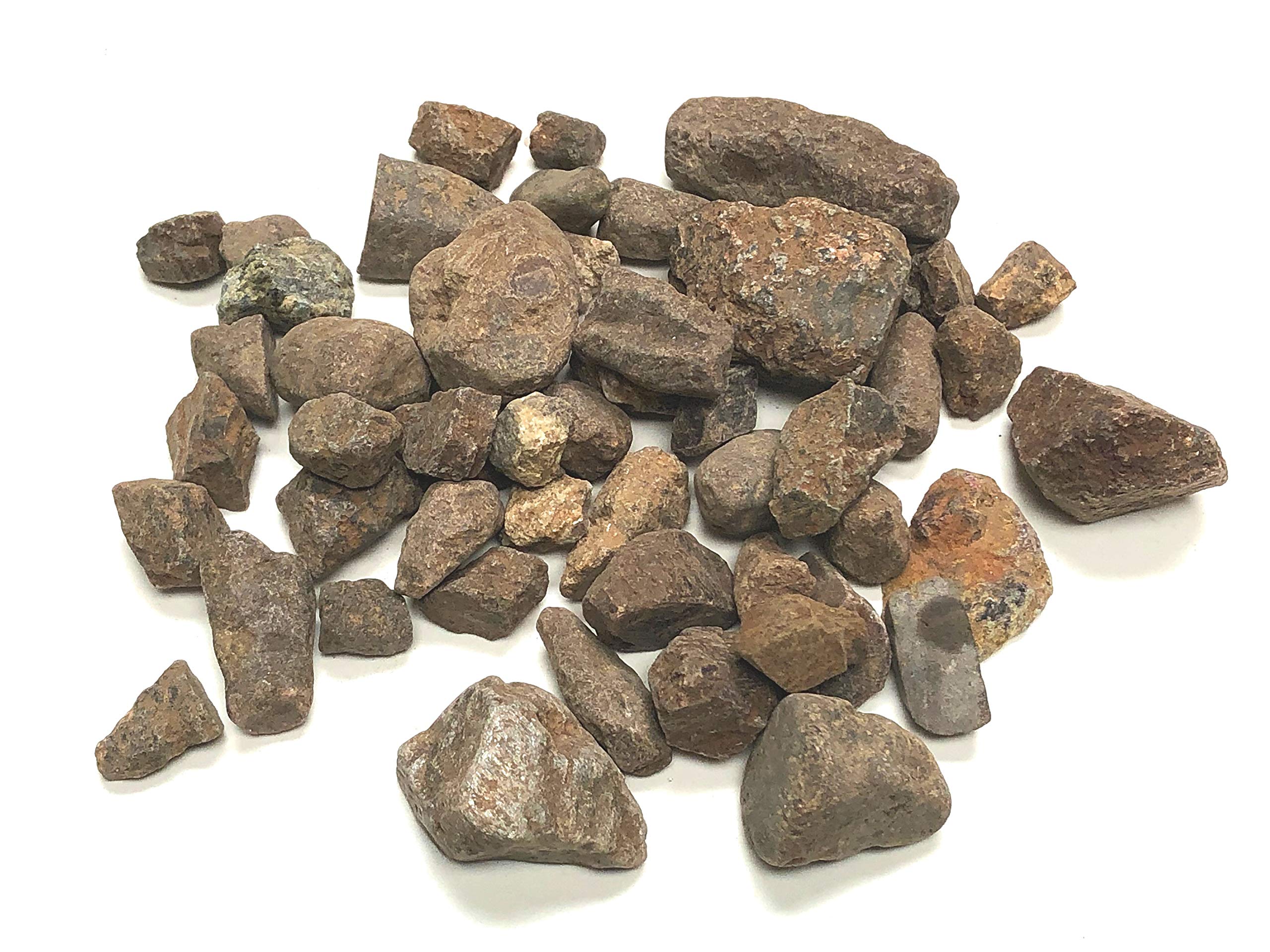 Zentron Crystal Collection: Rough Ruby Sapphire Stones - Raw Pieces in Velvet Bag (1/2 Pound)