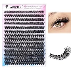 Pawotence Lash Clusters 280pcs Individual Lashes