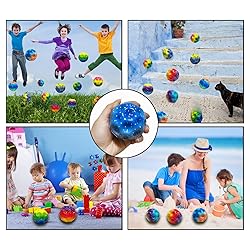 QOUXZ 6 Pack Astro Jump Ball, Multicolored